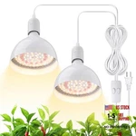 Led Grow Light Bulb, 50W (2 X 25W) Full 2-HEAD Without Timer 3000K+6500K+660NM. Fixed Price $73.88.