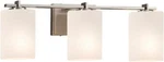 Justice Design Group FSN-8443-10-OPAL Fusion Light 24"W, Nickel. Fixed Price $254.16.