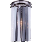 Elegant Lighting 1208W8PN-SS/RC Sydney Wall Sconce Polished Nickel. Fixed Price $378.00.