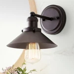 Jonathan July 7.75 In. 1-LIGHT Metal Shade Oil Rubbed Bronze Vanity. Fixed Price $26.18.