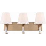 Crystorama RAM-A3403-VG Ramsey Bath Vanity Light Wall In Vibrant Gold. Fixed Price $298.00.