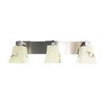 Justice Design FAL-8923-40-NCKL 3-LIGHT Bath Vanity Sconce, Alabaster Shades. Fixed Price $249.50.