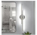 Edislive Vanity 23.6" 2-LIGHT Dimmable Integrated Led Hardwired Metal Nickel. Fixed Price $39.98.