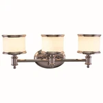 Carlisle 3-LIGHT Bathroom Transitional Style 8 Inches Tall And 22.25. Fixed Price $188.99.