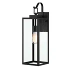 Uixe 1-LIGHT Matte Black Hardwired Large Outdoor Wall Lantern Sconce. Fixed Price $49.99.
