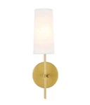 Elegant Lighting LD6004W5BR Brass Mel Single 16"H Bathroom Sconce. Fixed Price $59.99.