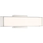 Access Lighting Citi 18" Vanity, Brushed Steel/acrylic Lens 62570LEDD-BS-ACR. Fixed Price $110.00.