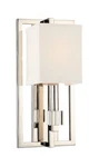 Crystorama Lighting Group 8881 Nickel Dixon Single 15"H Wall Sconce. Fixed Price $151.71.