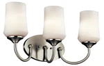 Aubrey - 3 Light Bath Vanity Approved For Damp Locations With Transitional. Fixed Price $174.97.