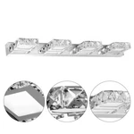 Led 4-LIGHT Bathroom Vanity Fixture,over Mirror Modern Crystal Wall Lamps. Fixed Price $46.75.