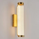 Gold Modern Led Wall Sconce, 3CCT Sconces Dimmable Glass Lig.... Fixed Price $112.12.