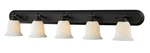 Z-lite 703-5V Lagoon Light Bathroom Vanity Black. Fixed Price $154.80.