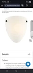 Wall Sconce Glass Shade Clear Satin Nickel 1-LIGHT 8" 324290. Fixed Price $24.99.