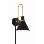 Crystorama Lighting Medford 14" Tall Wall Sconce Matte Black MED-B5501-MK. Fixed Price $99.99.