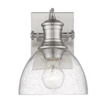 Golden Lighting 3118-BA1-SD Pewter Hines Single 9"H Bathroom Sconce. Fixed Price $109.99.
