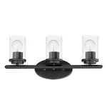 Black Three Light Bath Vanity From The Corona Collection. Fixed Price $108.00.