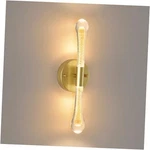 Illus 6W 3000K Led Gold Wall Sconce, Crystal Vanity Light With Bubble. Fixed Price $44.22.