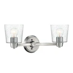 Park Harbor PHVL3002 Nickel Windsor Gate 2-LIGHT 20"W Bathroom Vanity. Fixed Price $109.99.