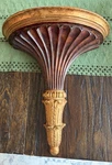 Hollywood Regency/neo Classical Wall Sconce With Plate Indention Shelf Stunning. Fixed Price $25.00.