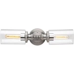 Progress Lighting P2809-81 Antique Nickel 19" 2-LIGHT Bath Bar W/cylinder Shades. Fixed Price $54.86.
