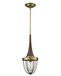 Elk Lighting Sturgis Mini Pendant 33140 Brushed Antique Bronze Wood New. Fixed Price $199.00.