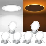 Zyc Canless Led Recessed Lighting 6 Inch Pack 5CCT Ultra-thin. Fixed Price $111.41.