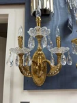Wall Sconce High Quality Asfour Crystal Foyer Bathroom Dining Light Fixture. Fixed Price $1132.35.