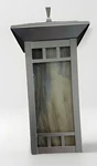 Rejuvenation Craftman 15 Sconce Stain Glass ,pewter. Fixed Price $99.00.