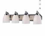 Elk Lighting 570-4C-WS Bath And Spa Vanity. Fixed Price $80.00.