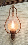 Early American Hanging /steam Punk Swag Lamp Fixture. Fixed Price $20.00.