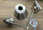 Progress Lighting P710085-009 Hinton Swing Arm Or Wall Lamp- Brushed Nickel Read. Fixed Price $48.99.