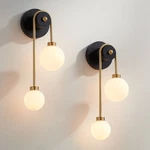 Possini Euro Adelia 16"H Black And Brass 2-LIGHT Wall Sconce Set Of. Fixed Price $279.98.