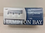 Hampton Bay Regan 21 In. 3-LIGHT Espresso Bronze Vanity Light, Clear Glass *A2. Fixed Price $48.17.