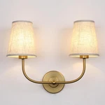 Elegant 2-LIGHT Wall Sconces With Linen Shades For Any Room Decor. Fixed Price $166.99.