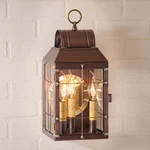 Irvin's Tinware Martha's Wall Lantern - Primitive Country Outdoor Lighting New. Fixed Price $399.95.