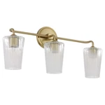 Quorum International 5238-3 Goodwin Light 25"W Vanity Brass. Fixed Price $230.00.