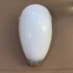 Ikea Santir Wall Sconce White Opal Glass Nickel Hardwired Nos 1990S Sealed. Fixed Price $45.87.