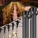 Apluschoice Commercial Led Event Curtain Lights With 10FT Poles 40FT Cable IP44. Fixed Price $499.90.