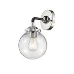 Innovations Light Baldwin Wall Sconce Black/polished Nickel 284-1W-BPN-G2. Fixed Price $149.60.