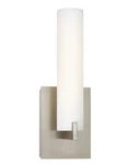 George Kovacs P5040-084 Tube Light Wall Sconce With Opal Glass Brushed Nickel. Fixed Price $60.00.