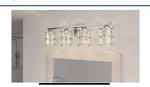Quoizel Lighting-gibson GIB8630C-4 Bath Vanity Chrome & Crystal-last Two. Fixed Price $109.99.