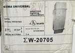 Sigma Universal SW-20705 Satin Wall Sconce Light Fixture. Fixed Price $39.99.