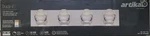 Artika Oracle 27" 4-LIGHT Chrome Led Vanity 5 Cct Dimmable New. Fixed Price $80.30.