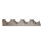 Indoor Vanity Light 4 Dimmable Bathroom Satin Nickel Design House 519298. Fixed Price $46.99.
