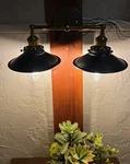 2-LIGHT Industrial Farmhouse Wall Sconce/ Vanity Fixture Nice. Fixed Price $44.95.