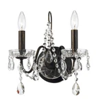 Crystorama Lighting Group 3022-CL-MWP Bronze Butler 2-LIGHT 14"H Wall Sconce. Fixed Price $198.00.