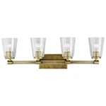 Kichler Audrea Light Bath, Natural Brass - 45869NBR. Fixed Price $459.99.