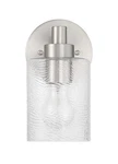 Craftmade 60201 Lyndsey 9" Tall Wall Sconce - Nickel. Fixed Price $51.75.