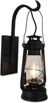 Black Electric Oil Lantern Wall Sconce Large By Muskoka Lifestyle Products, Usa. Fixed Price $84.75.
