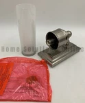 Pottery Barn Sussex Tube Sconce Single Satin Nickel #S9049. Fixed Price $108.79.